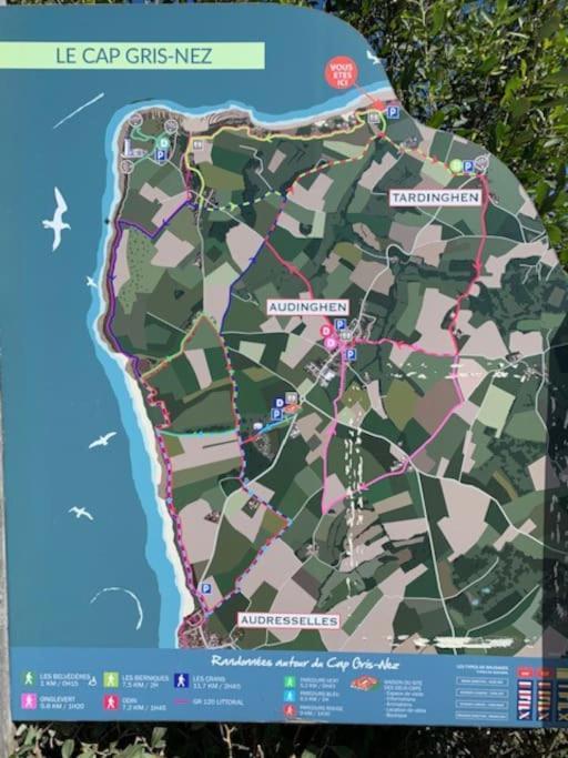 Maison Village, 10 Pers, Proche De La Plage Audinghen Eksteriør billede